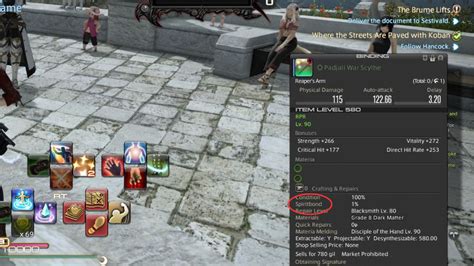 ffxiv spiritbond farming.